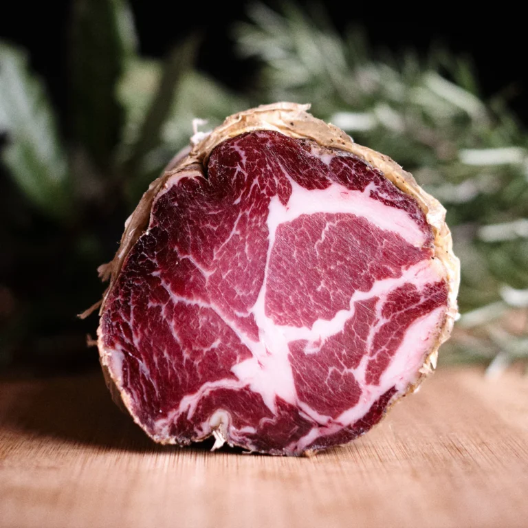 Capocollo stagionato 5 mesi di maiale nero brado