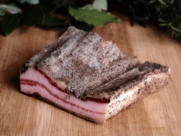Pancetta Tesa Affumicata di suino nero brado