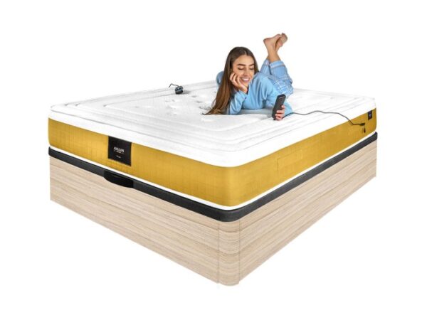 Colchon viscoelastico con masaje doble cashmere