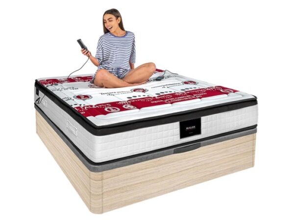 Colchon viscoelastico con masaje doble crystal