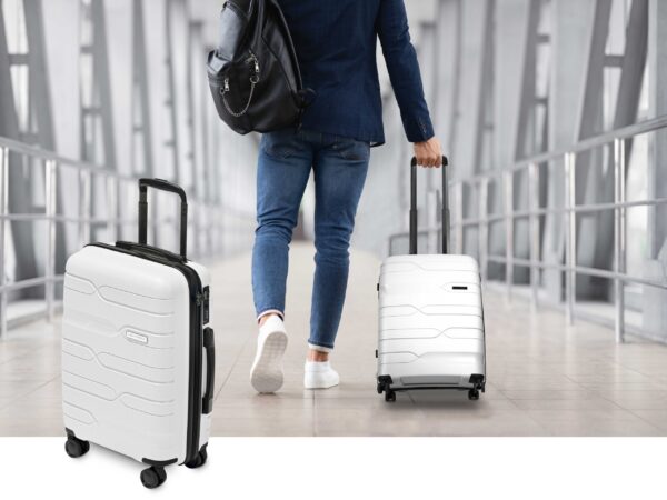 Cuadro maleta blanco