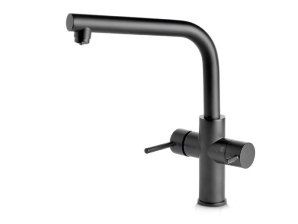 Grifo mate negro 3 vias aquablack