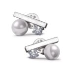 Pendiente perla gisele