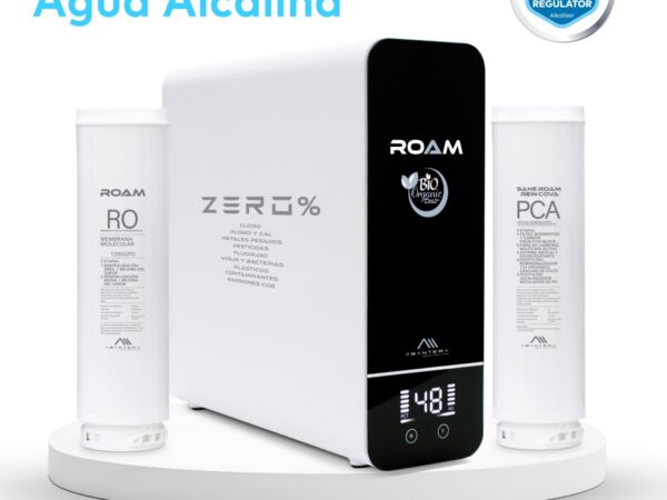 Purificador zero roam alcalinizador flujo directo 1200gpd antical desincrustante alcalinizador regulador ph