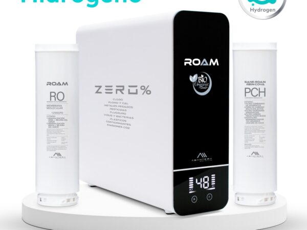 Purificador zero roam detox flujo directo 1200gpd hidrogeno enriquecido