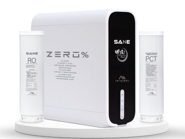 Purificador zero sane flujo directo 600gpd antical desincrustante