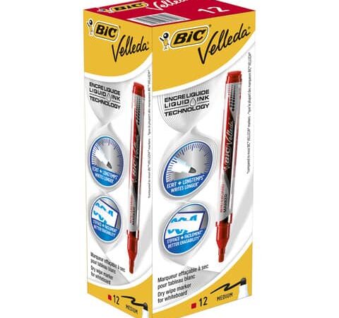 Bic velleda free ink dw pocket bullet whiteboard marker ink gree