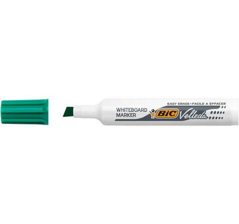 Bic velleda 1791 velleda plas chisel cet ink green whiteboard ma