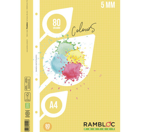 133649 8023485 241227 ricambio colours giallo a4 5mm banda
