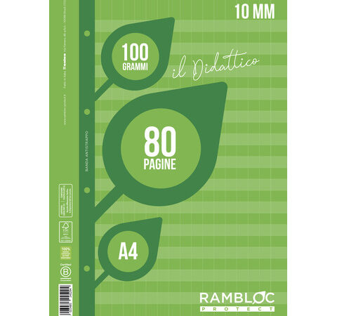 133630 8023485 245294 ricambio didattico a4 10mm banda