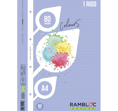 133644 8023485 241296 ricambio colours azzurro a4 1rigo banda