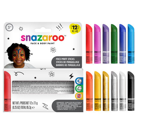 Snz crayons sticks 12pk row