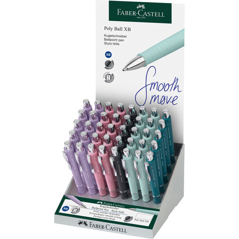 241144_Ballpoint pen Poly Ball XB 40x POS 241144 Ballpoint pen Poly Ball XB 40x POS